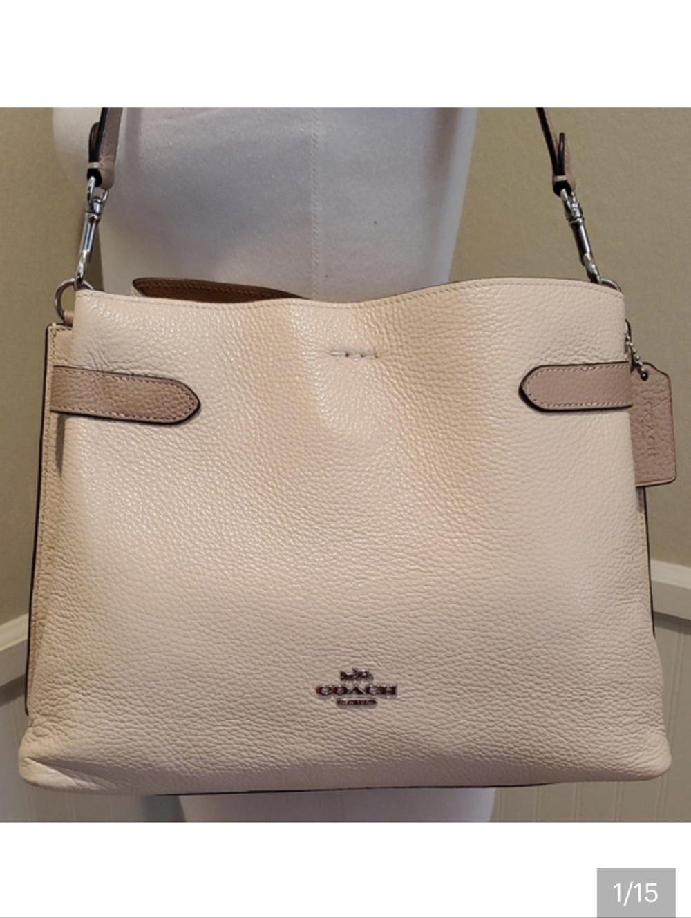 Coach Hanna 2 Tone Shoulder Bag